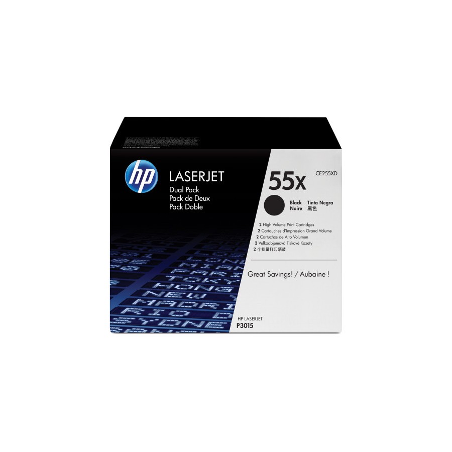 21785-HP 55X TONER HP55X NEGRO (CE255XD) 21785-HP 55X TONER HP55X NEGRO (CE255XD)
