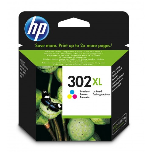 21807-HP 302XL CARTUCHO DE TINTA TRICOLOR HP302XL (F6U67AE)