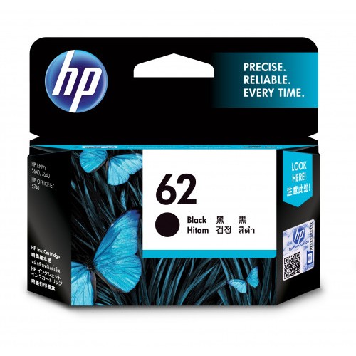 21823-HP 62 CARTUCHO DE TINTA HP62 NEGRO (C2P04AE)