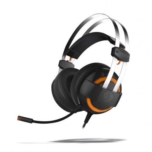 21828-Krom Kode Auriculares Diadema Negro