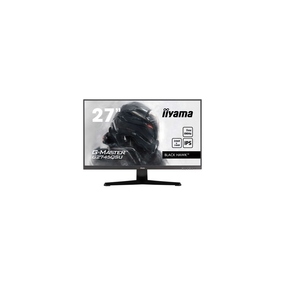 iiyama G MASTER G2745QSU B2 pantalla para PC 686 cm 27 2560 x 1440 Pixeles Wide Quad HD LED Negro