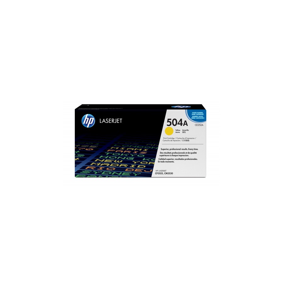 21853-HP 504A TONER HP504A AMARILLO (CE252A)