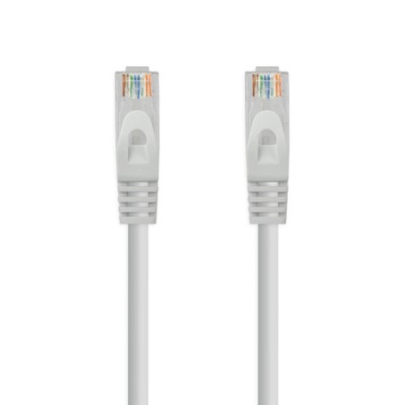 2186-Nanocable Cable de red latiguillo RJ45 LSZH Cat.6A UTP AWG24, Gris, 0.5 m
