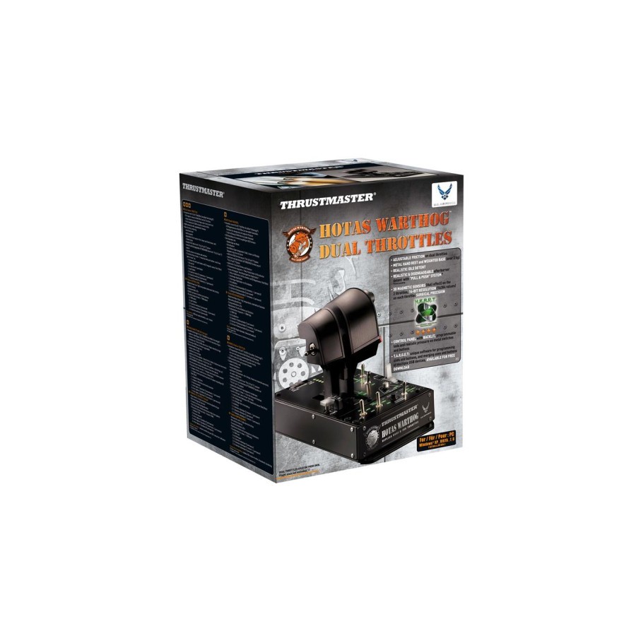 21870-Thrustmaster HOTAS Warthog Dual Throttles Negro USB Simulador de Vuelo PC 21870-Thrustmaster HOTAS Warthog Dual Throttles Negro USB Simulador de Vuelo PC
