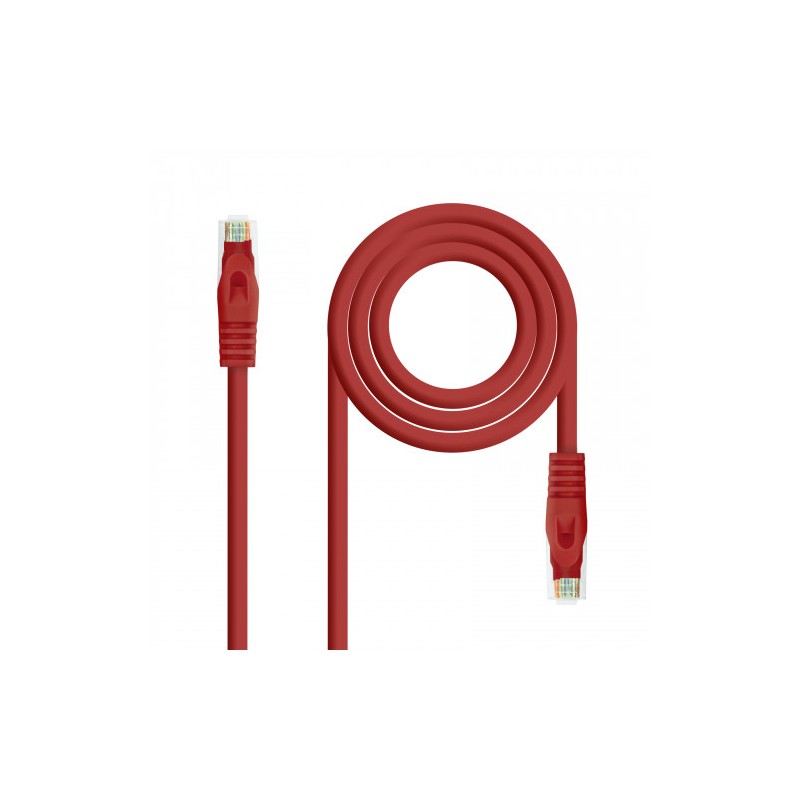 2189-Nanocable Cable de red latiguillo RJ45 LSZH Cat.6A UTP AWG24, Rojo, 2.0m 2189-Nanocable Cable de red latiguillo RJ45 LSZH Cat.6A UTP AWG24, Rojo, 2.0m