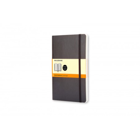 21913-LIBRETA CLASICA TAPA BLANDA NEGRA L (13X21CM) RAYADA MOLESKINE QP616