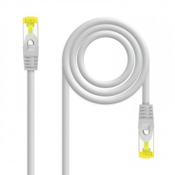 2199-Nanocable Cable de red latiguillo RJ45 LSZH Cat.6A SFTP AWG26, Gris, 10 m