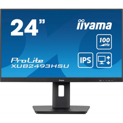 iiyama XUB2493HSU B7 pantalla para PC 605 cm 238 1920 x 1080 Pixeles Full HD LED Negro