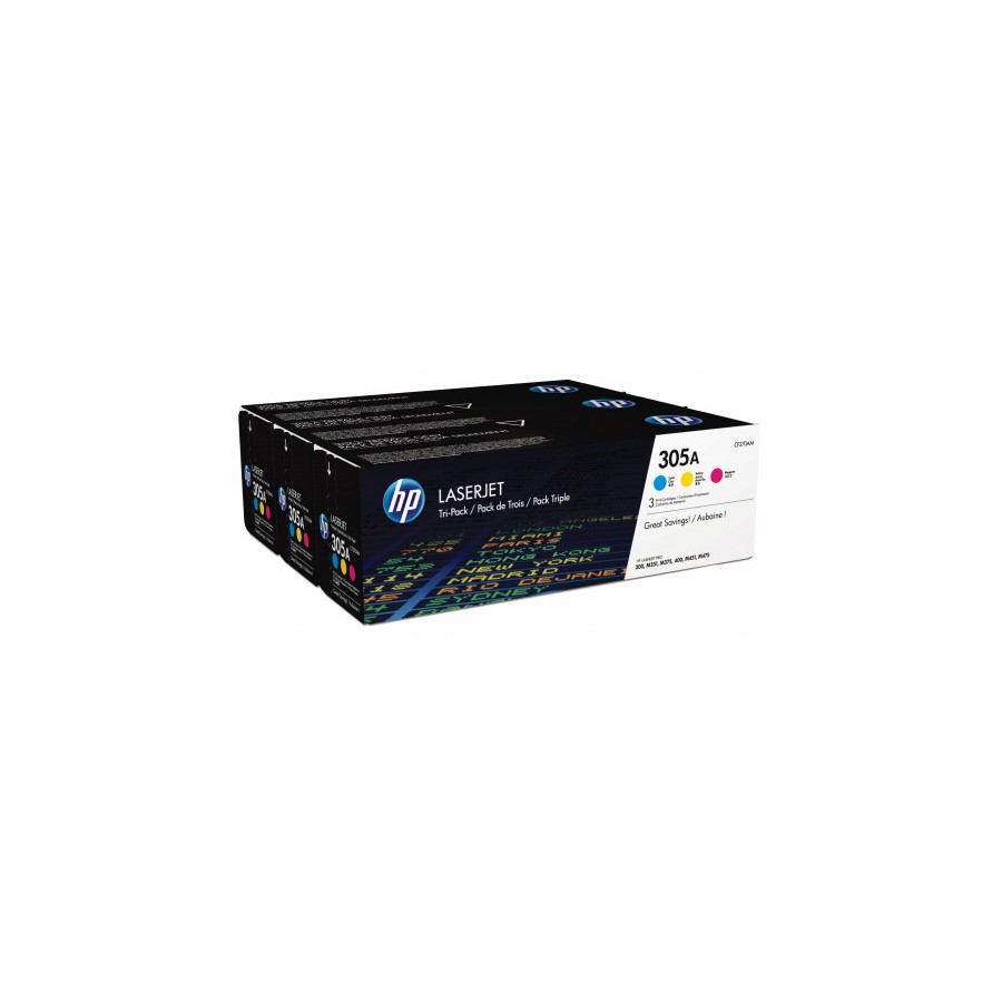 22050-HP 305A TONER HP305A TRICOLOR (CF370AM) 22050-HP 305A TONER HP305A TRICOLOR (CF370AM)