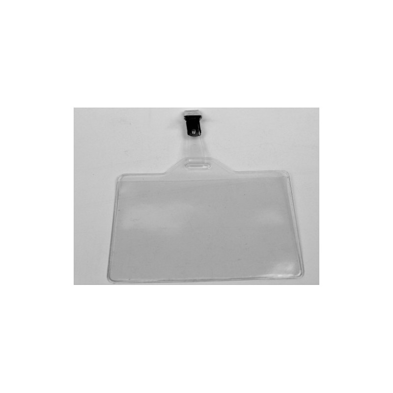 2209-CAJA 100 FUNDAS IDENTIFICACION PVC APAISADO 70x106MM CON PINZA IBERPLAS 1075P100 2209-CAJA 100 FUNDAS IDENTIFICACION PVC APAISADO 70x106MM CON PINZA IBERPLAS 1075P100