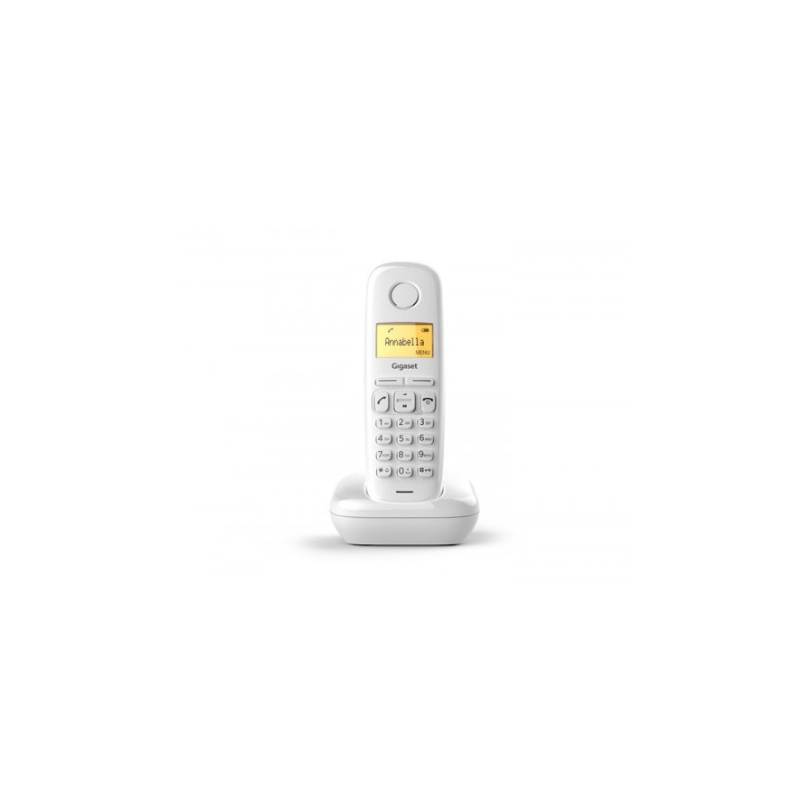 22218-TELEFONO FIJO INALAMBRICO GIGASET A170 BLANCO S30852-H2802-D202 22218-TELEFONO FIJO INALAMBRICO GIGASET A170 BLANCO S30852-H2802-D202