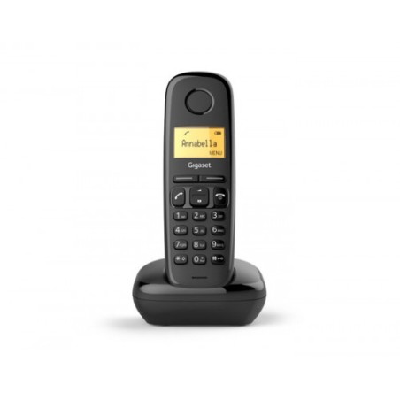 22228-Gigaset A170 Trio Telefono DECT/analogico Negro Identificador de llamadas