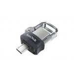 22262-Sandisk Ultra Dual m3.0 unidad flash USB 32 GB USB Type-A / Micro-USB 3.2 Gen 1 (3.1 Gen 1) Negro, Plata, Transpar