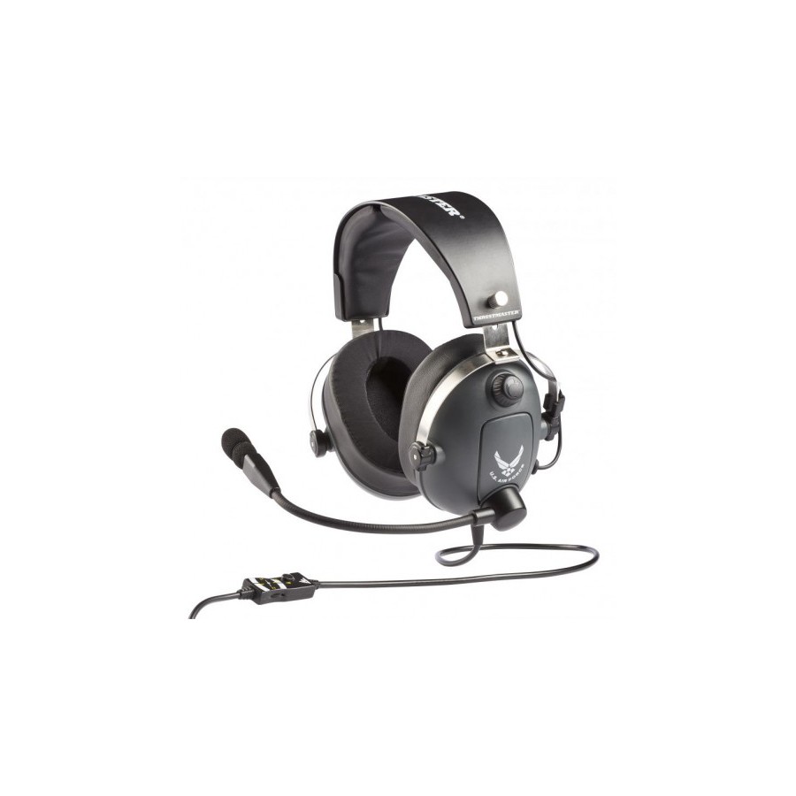 22398-Thrustmaster T.Flight U.S. Air Force Edition Auriculares Diadema Conector de 3,5 mm Negro 22398-Thrustmaster T.Flight U.S. Air Force Edition Auriculares Diadema Conector de 3,5 mm Negro