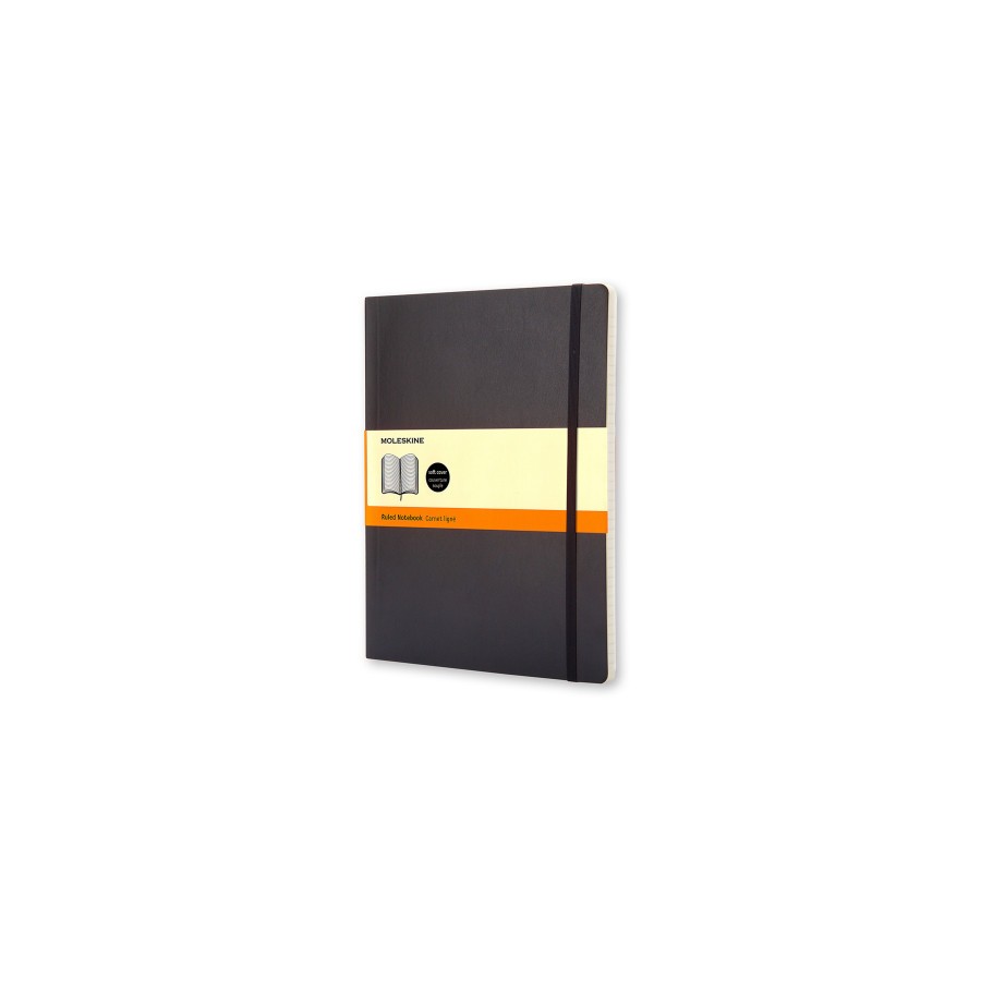 22443-LIBRETA CLASICA TAPA BLANDA NEGRA XL (19X25CM) RAYADA MOLESKINE QP621 22443-LIBRETA CLASICA TAPA BLANDA NEGRA XL (19X25CM) RAYADA MOLESKINE QP621