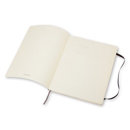 22444-LIBRETA CLASICA TAPA BLANDA NEGRA XL (19X25CM) RAYADA MOLESKINE QP621