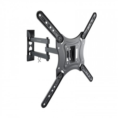 22497-TooQ Soporte Giratorio e Inclinable para Monitor / TV LCD, Plasma de 23"- 55", con Tres Pivotes, Negro