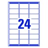 2252-Avery L7159-15 etiqueta para direccion Blanco Etiqueta autoadhesiva