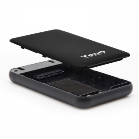 22535-TooQ Caja externa para discos duros 2.5" SATA I/II/III a USB 3.1 Gen1 con UASP