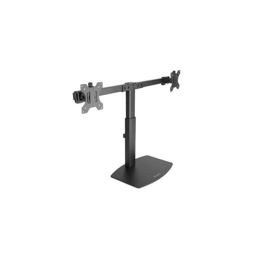 22552-TOOQ SOPORTE 2 PANTALLAS. MESA. 100x100. GIRATORIO+INCLINABLE. 17"-27". MAX.6KG. NEGRO (DB1727TN-B) 22552-TOOQ SOPORTE 2 PANTALLAS. MESA. 100x100. GIRATORIO+INCLINABLE. 17"-27". MAX.6KG. NEGRO (DB1727TN-B)