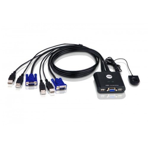 22561-Aten CS22U interruptor KVM Negro