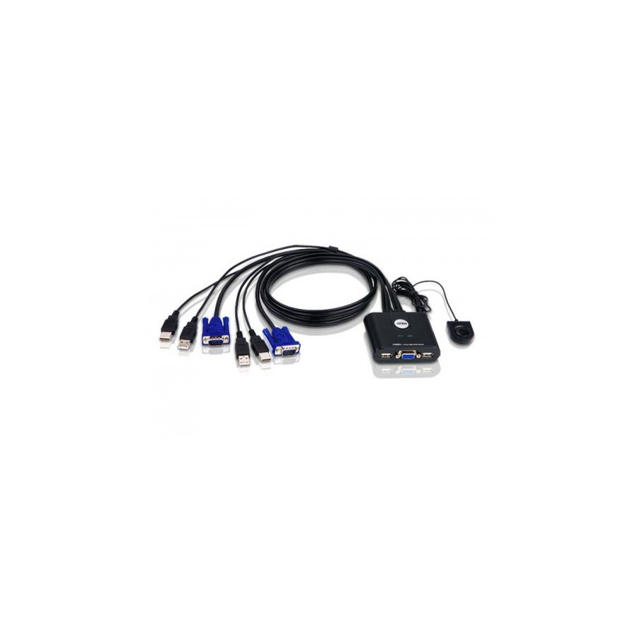 22561-Aten CS22U interruptor KVM Negro 22561-Aten CS22U interruptor KVM Negro