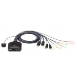 22563-Aten CS22DP interruptor KVM Negro