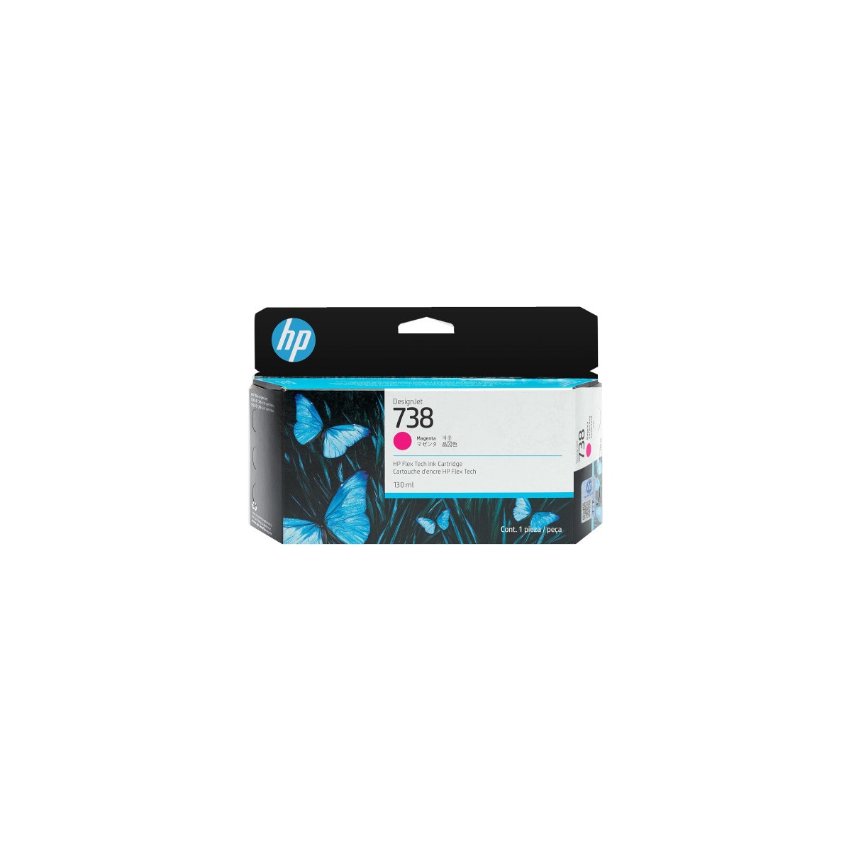 HP DESIGNJET 738 CARTUCHO MAGENTA 130ML