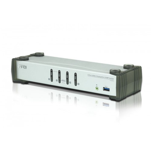 22592-Aten CS1914 interruptor KVM Negro, Gris