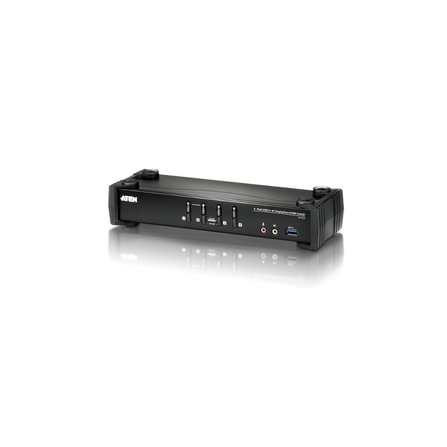 22596-Aten Umschalter interruptor KVM Negro 22596-Aten Umschalter interruptor KVM Negro