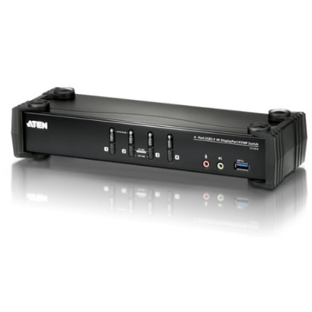 22596-Aten Umschalter interruptor KVM Negro