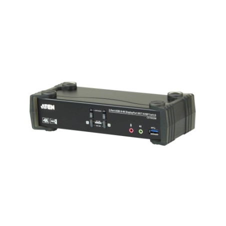 22598-ATEN Switch KVMPT DisplayPort 4K MST USB 3.0 de 2 puertos (cables incluidos)