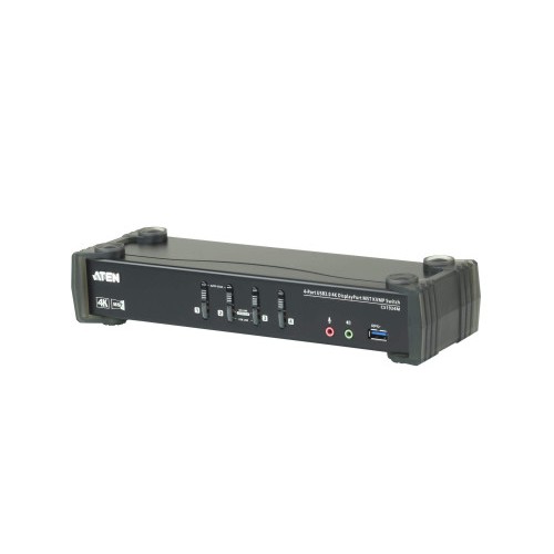 22600-ATEN Switch KVMPT DisplayPort 4K MST USB 3.0 de 4 puertos (cables incluidos)