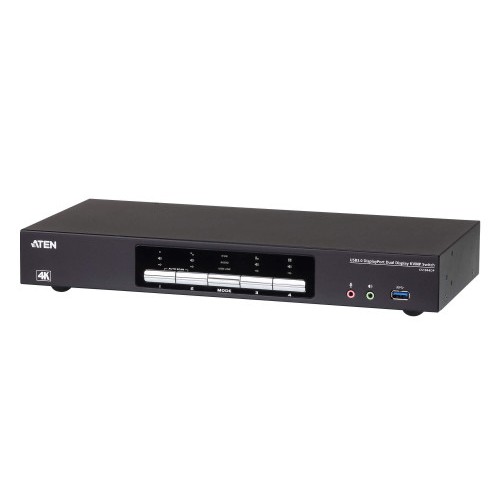22604-ATEN Switch KVMPT DisplayPort 4K dual display USB 3.0 de 4 puertos
