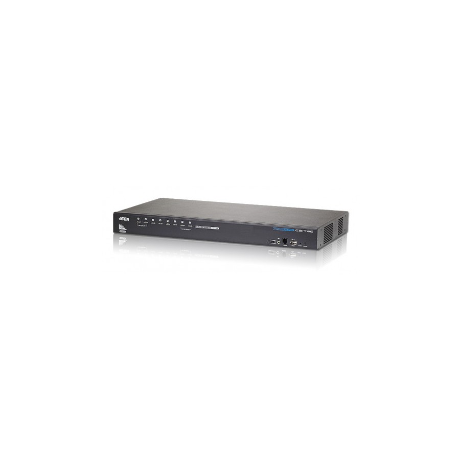 22608-Aten CS1798 interruptor KVM Montaje en rack Negro 22608-Aten CS1798 interruptor KVM Montaje en rack Negro