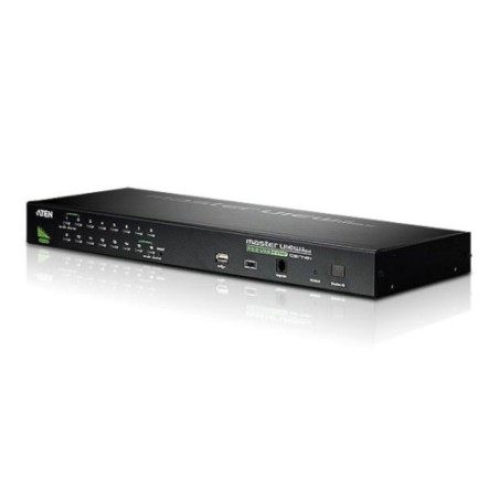 22616-ATEN Switch KVM VGA PS/2-USB de 16 puertos con puerto para conexion en cadena y perifericos USB