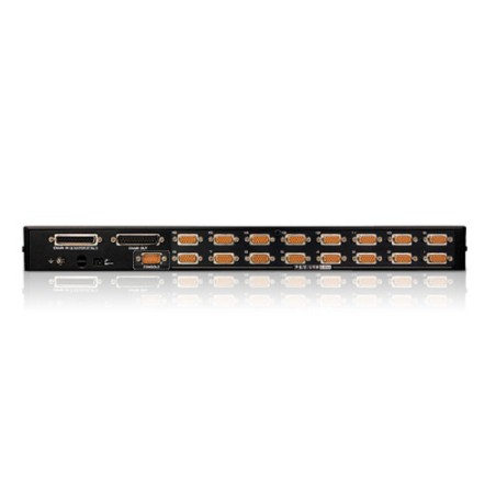 22617-ATEN Switch KVM VGA PS/2-USB de 16 puertos con puerto para conexion en cadena y perifericos USB