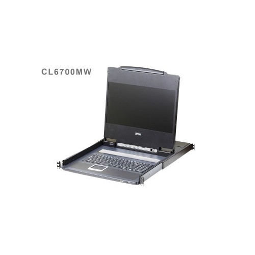 22622-ATEN Consola LCD single rail (HDMI / DVI / VGA, USB)