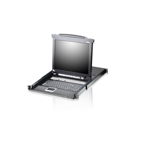 22624-Aten CL5708M interruptor KVM Montaje en rack Negro