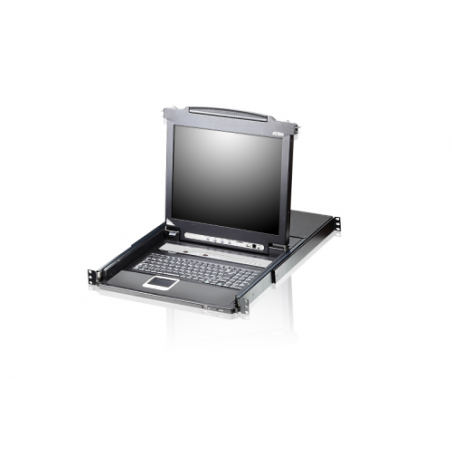 22624-Aten CL5708M interruptor KVM Montaje en rack Negro