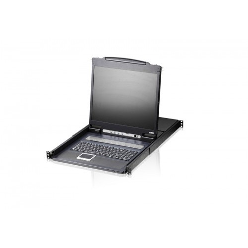 22626-Aten Consola LCD single rail con switch KVM integrado VGA PS/2-USB de 8 puertos