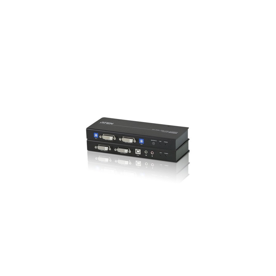 22638-ATEN Extensor KVM Cat 5 DVI dual display USB (1024 x 768 a 60m) 22638-ATEN Extensor KVM Cat 5 DVI dual display USB (1024 x 768 a 60m)