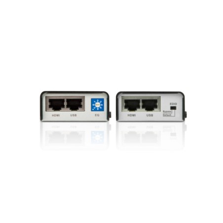 22655-Aten VE803 extensor audio/video Transmisor y receptor de senales AV Negro, Gris
