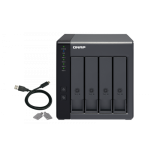 22681-QNAP TR-004 unidad de disco multiple Negro