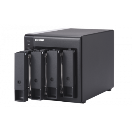 22682-QNAP TR-004 unidad de disco multiple Negro