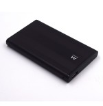 22716-Ewent EW7041 caja para disco duro externo Aluminio, Negro 2.5" USB con suministro de corriente