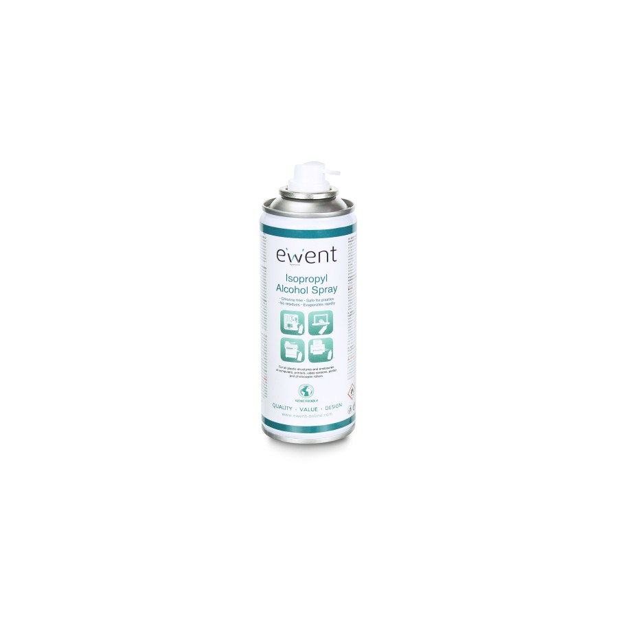 22724-Ewent EW5613 kit de limpieza para computadora Impresora Espray para limpieza de equipos 200 ml 22724-Ewent EW5613 kit de limpieza para computadora Impresora Espray para limpieza de equipos 200 ml