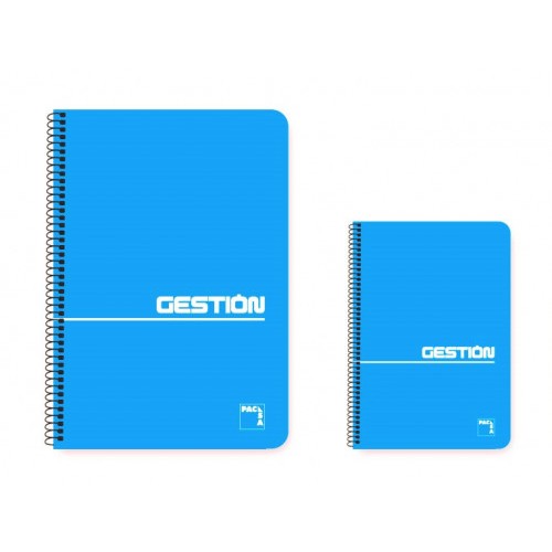 22770-CUADERNO ESPIRAL SERIE GESTION TAPA BLANDA 60 GRS. FOLIO (215X310MM.) 80 HOJAS CUADRICULA 4X4 SIN MARGEN PACSA 164