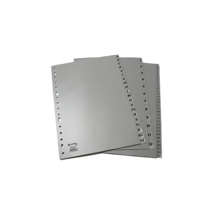 22781-JUEGO NUMERICO XS 1-12 FOLIO POLIPROPILENO GRIS GRAFOPLAS 44412071 22781-JUEGO NUMERICO XS 1-12 FOLIO POLIPROPILENO GRIS GRAFOPLAS 44412071