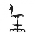 22869-TABURETE CON ASIENTO Y RESPALDO CON REPOSAPIES METALICO REGULABLE EN ALTURA ROCADA 925N